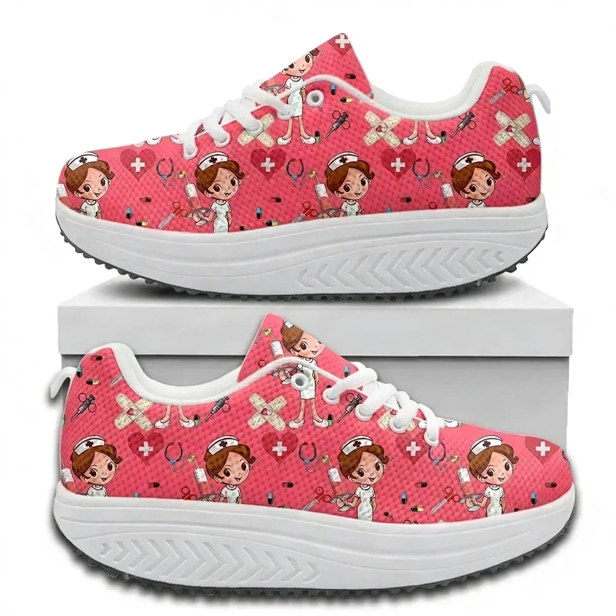 The Sneaker Care - Sneakers con Plateau Allacciate Comode, Scarpe