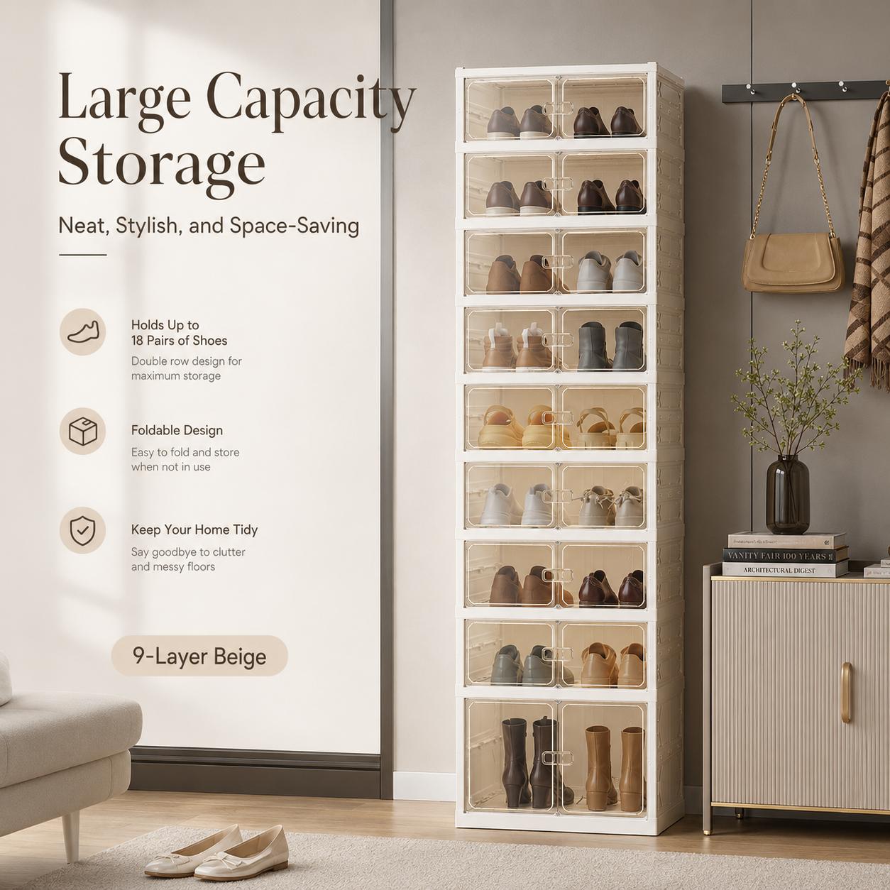 Scarpiera Pieghevole Senza Ins - Shoe Box Display recensione e prezzo