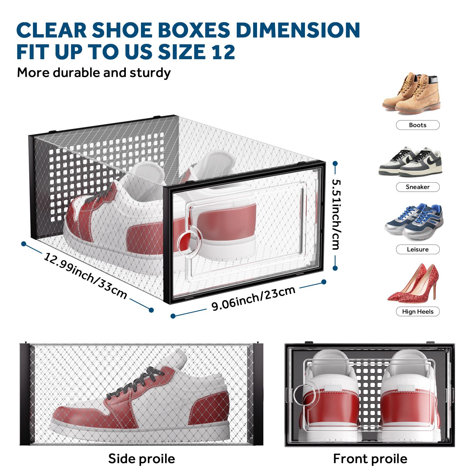 12/24 Pezzi Scatole per Scarpe - Shoe Box Display recensione e prezzo